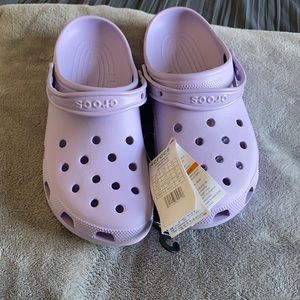 Brand New Lavender Crocs Size 12